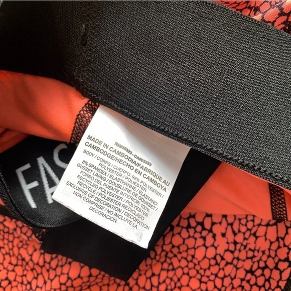 Nike Dri-Fit Relay Crop Running Leggings Coral / Pink / Black Sz Small - Picture 8 of 12